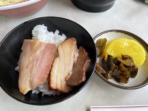 ラーメンライス　雷鳥食事・喫茶雷鳥　＠大町市大町温泉郷ランチグルメ