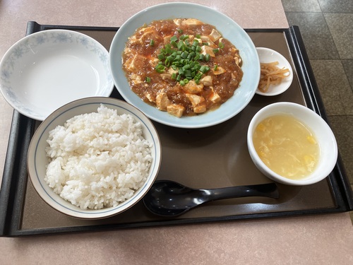 四川料理桂花酒楼　大阪の有名ホテルで働いていた店主が作る　麻婆豆腐定食　＠長野市中華ランチグルメ