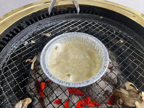 やきにく食堂 ふーさん　六種類の手作り小鉢　3種類のスープ　コーヒー紅茶が付く黒毛和牛焼肉ランチ　＠安曇野市炭火焼肉