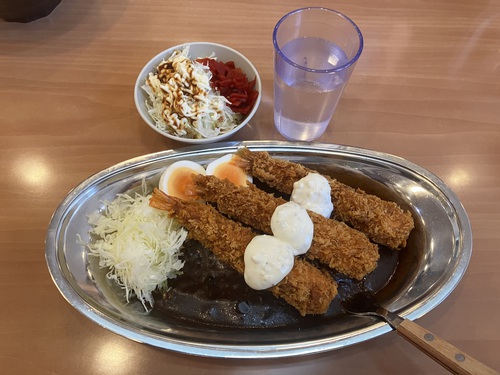 金沢カレーブームの火付け役｢ゴーゴーカレー｣　エビフライカレー　＠安曇野市ランチグルメ