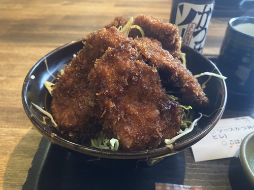 宮田村食育推進の店「〜優·和·癒〜えんぎ屋」　駒ヶ根名物ソースかつ丼（ヒレ）　＠長野県上伊那郡宮田村ランチグルメ