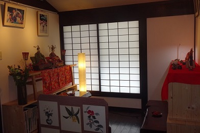 雛飾りコーナー