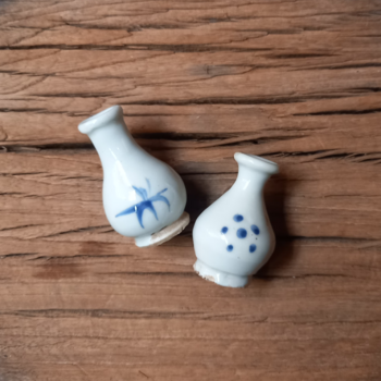 古伊万里お神酒徳利と七夕飾り