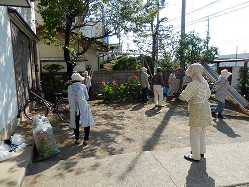 荒屋町老人クラブ社会奉仕作業［荒屋］