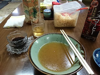 食後のコーヒー