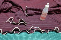 ﾎﾞｰﾀﾞｰ柄Ｔｼｬﾂ・Sｻｲｽﾞ「自宅制作」