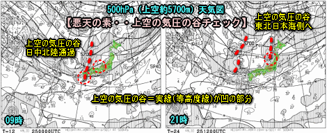 台風17号と18号？秋晴れでも虫食いの晴れ？（9月25日）