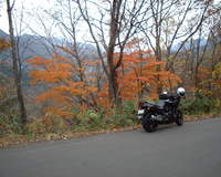 バイクと小田さん