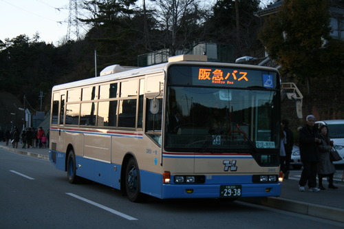 　２０１１年初撮影は阪急バス清荒神臨時バス！！！