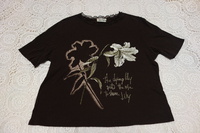 新ｼﾘｰｽﾞ☆百合の花柄 Tｼｬﾂ①