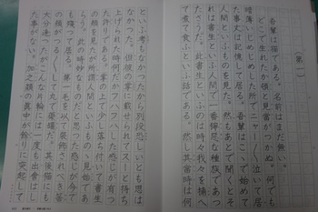 なぞり書き脳ﾄﾞﾘﾙ、毎日書いてます。
