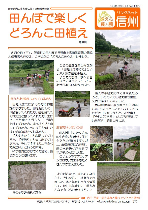 どろんこ田植え