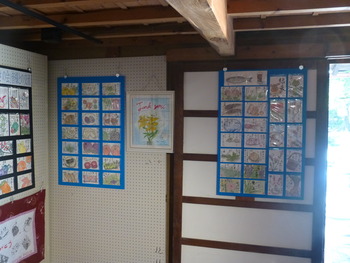 絵手紙展開催中！（＊＾＾＊）Ｖ