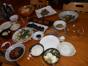 今夜の晩ご飯