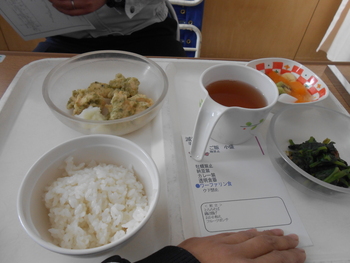 今日のお昼