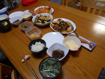昨日の晩ご飯