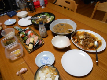 昨日の晩ご飯