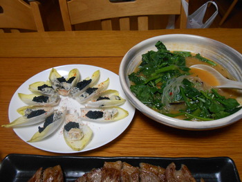 昨日の晩ご飯