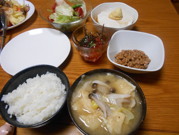 昨日の晩ご飯