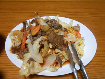 昨日の晩ご飯