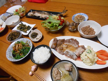 昨日の晩ご飯