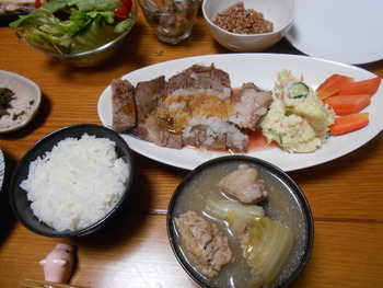 昨日の晩ご飯