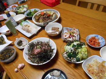 昨日の晩ご飯