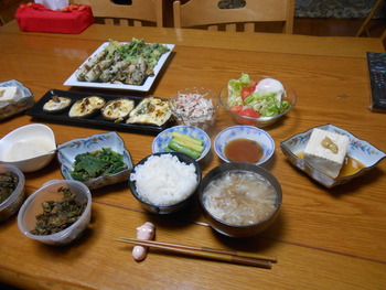 昨日の晩ご飯