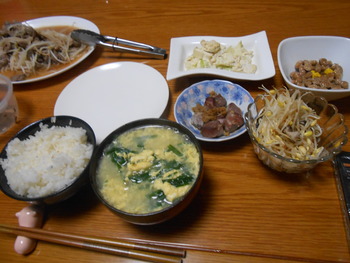 昨日の晩ご飯