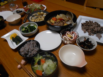昨日の晩ご飯