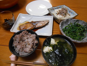 昨日の晩ご飯