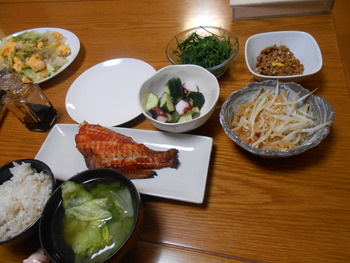 昨日の晩ご飯