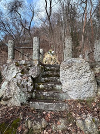 地附山山麓の駒形嶽駒弓神社「お駒送り」神事