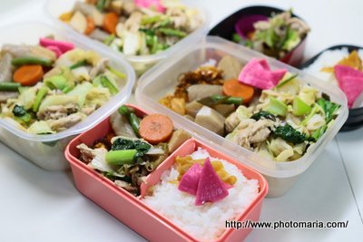 豚肉のガリバタ炒め弁当