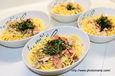 きのこの和風パスタ