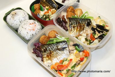 焼き鯖弁当