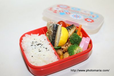 焼き鯖弁当
