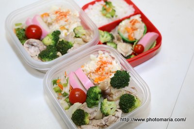 豚肉ネギ塩炒め弁当