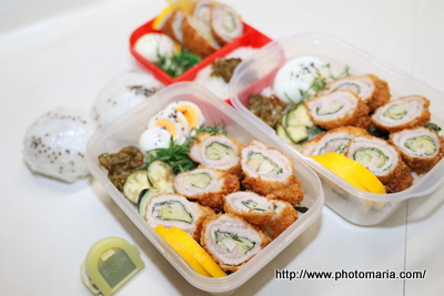 ロールカツ弁当