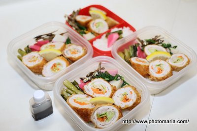 ロールカツ弁当