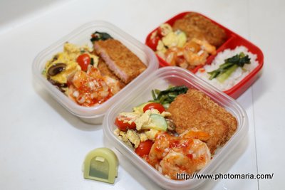エビチリ弁当