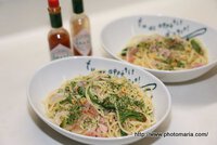 タラの芽ペペロンチーノ