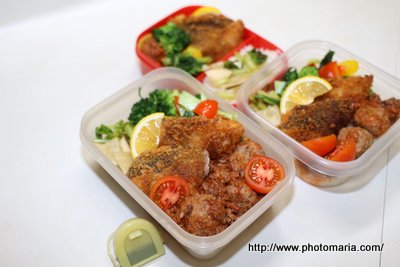 魚のパン粉焼き弁当