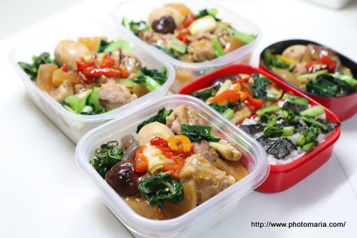角煮風弁当