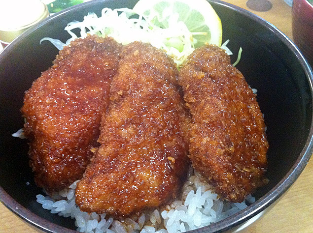 我山 ソースカツ丼ハーフ