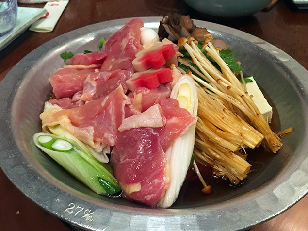 長野市 ごとく亭 地鶏鍋