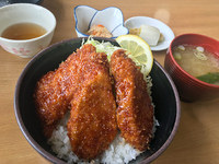 我山 ソースカツ丼ハーフ（ヒレ）