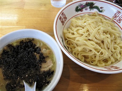 鶏支那屋　塩豚骨つけ麺＠松本市
