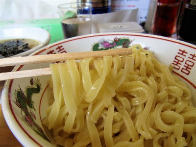 鶏支那屋　塩豚骨つけ麺＠松本市