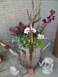寄せ植え教室で。。。